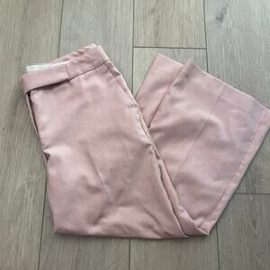 Express Women’s Pink Editor Cropped Pant Sz 6